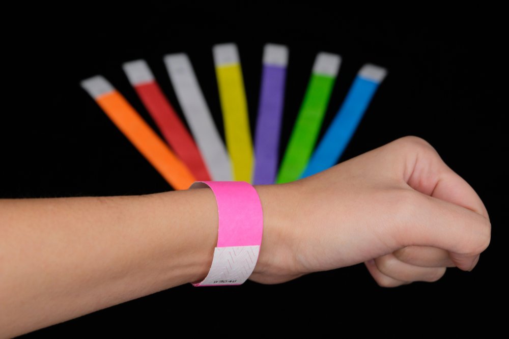 Buy Custom Tyvek Wristbands Online Comtix Tickets