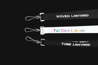 Promotional Customized Double Clip Full Color Polyester Lanyard w/ Custom Logo