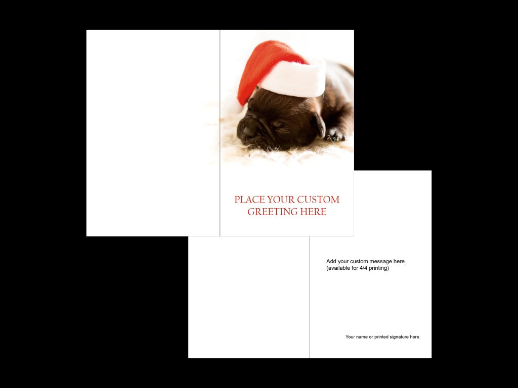 christmas card portrait template 2