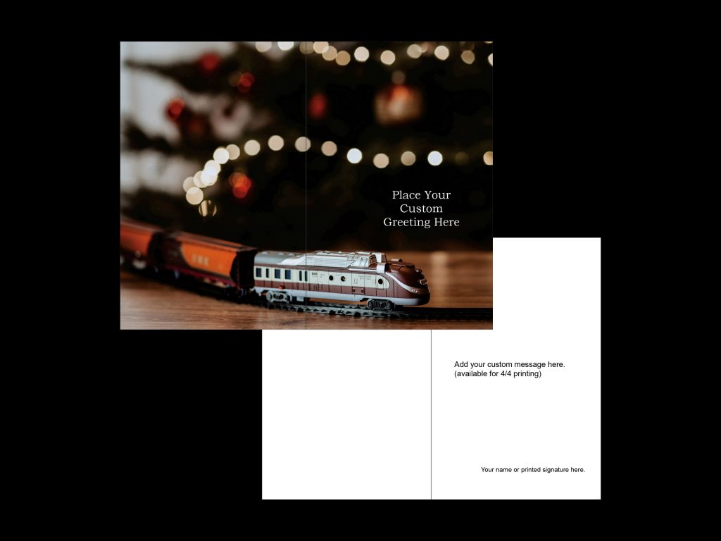 christmas card portrait template 3